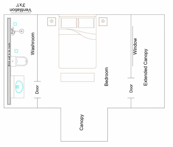 36x18 Floor Plan