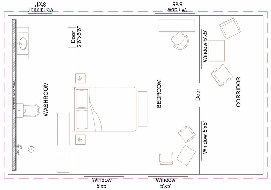 36x18 Floor Plan