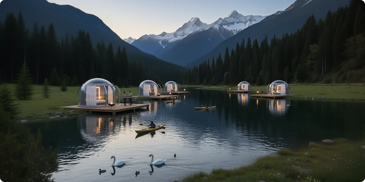 Mushroom Tent Interior