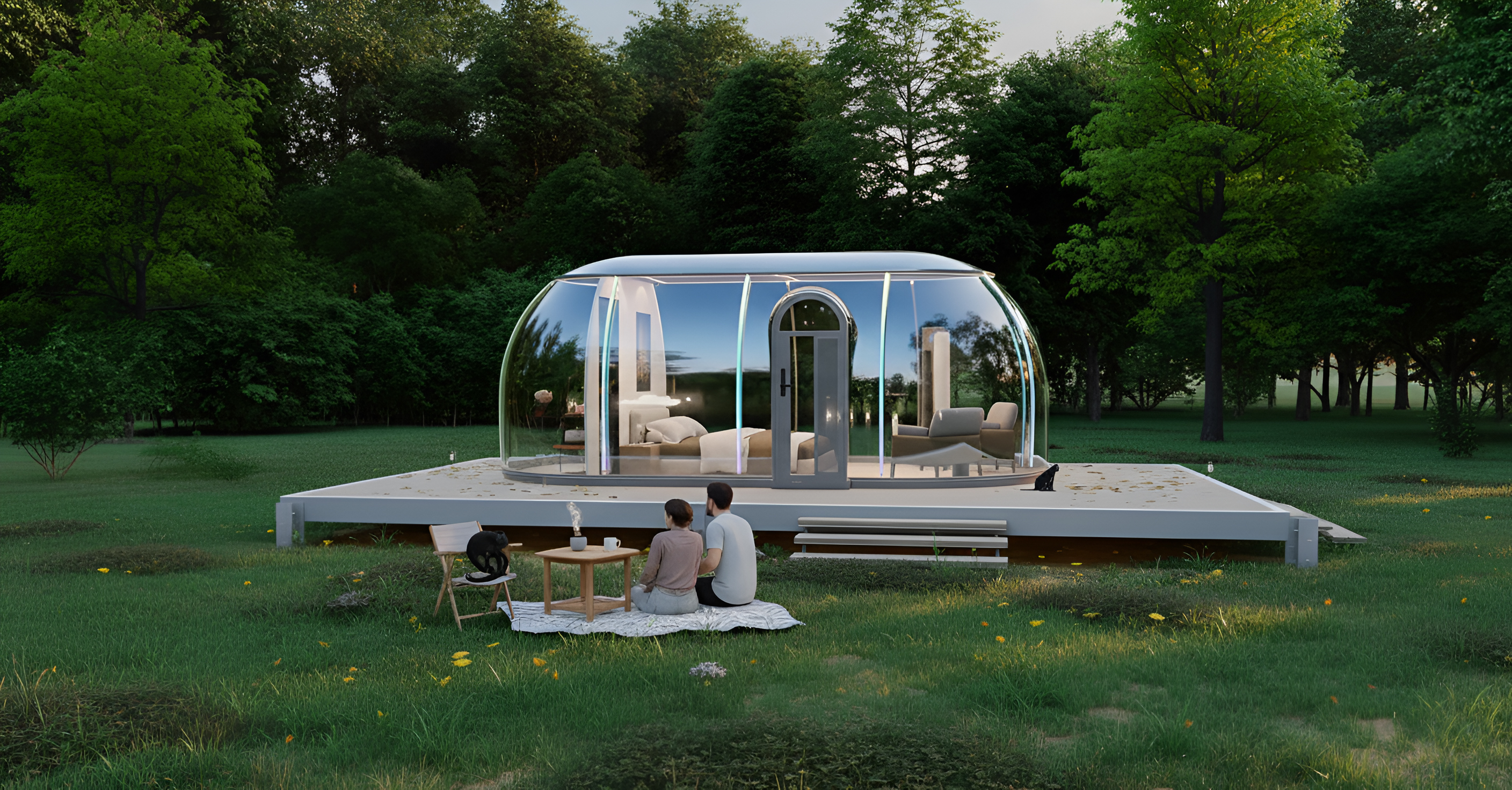 Mushroom Tent Interior