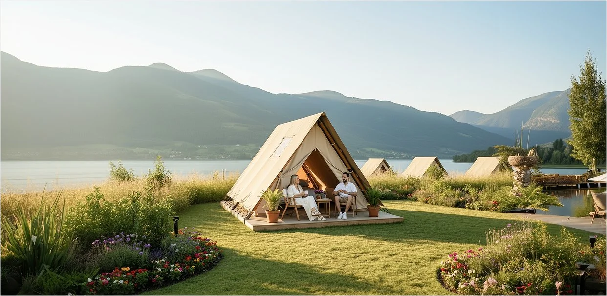 Luxury Mushroom Tent Exterior