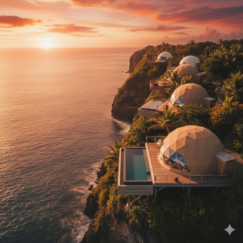 Luxury Mushroom Tent Exterior