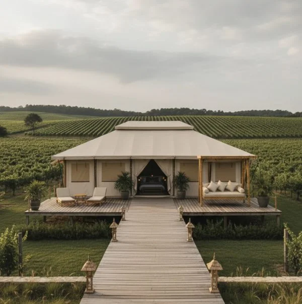 Luxury Mushroom Tent Exterior