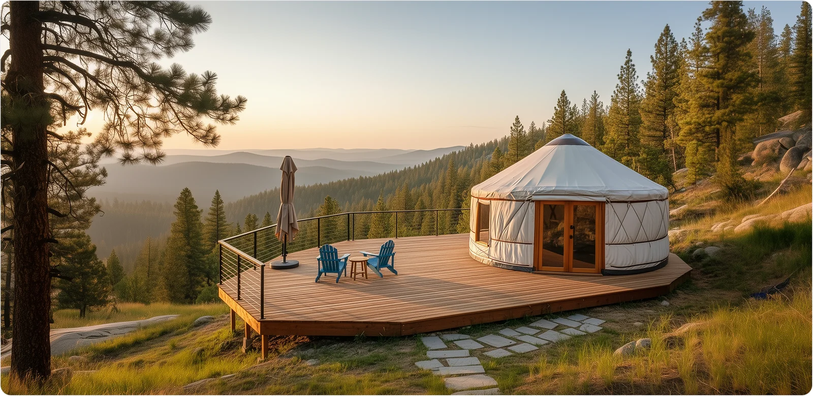 Luxury Mushroom Tent Exterior